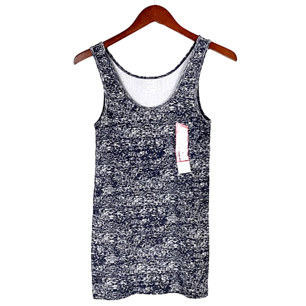 NWT Bcg Lifestyle Printed Signature Tank Black Active Workout Athletic Top L